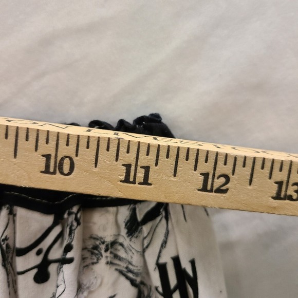 Harry Potter handmade skirt black & white girls size 7/8 23" waist 16" Long - Picture 7 of 8